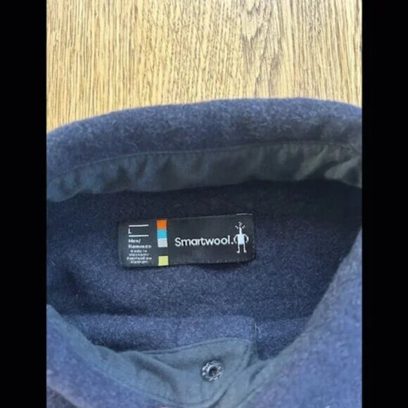 Smartwool Anchor Line Shirt Jacket - Dark Navy - Large - Picture 4 of 6